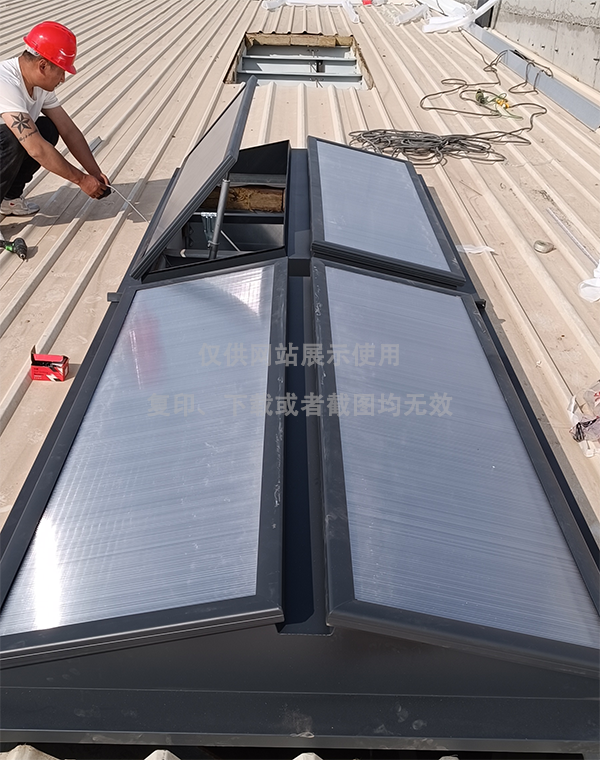 兰州王老吉生产车间尖扎排烟天窗