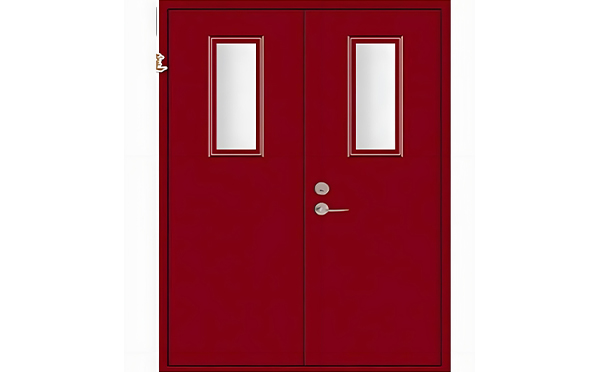 尖扎木质防火门