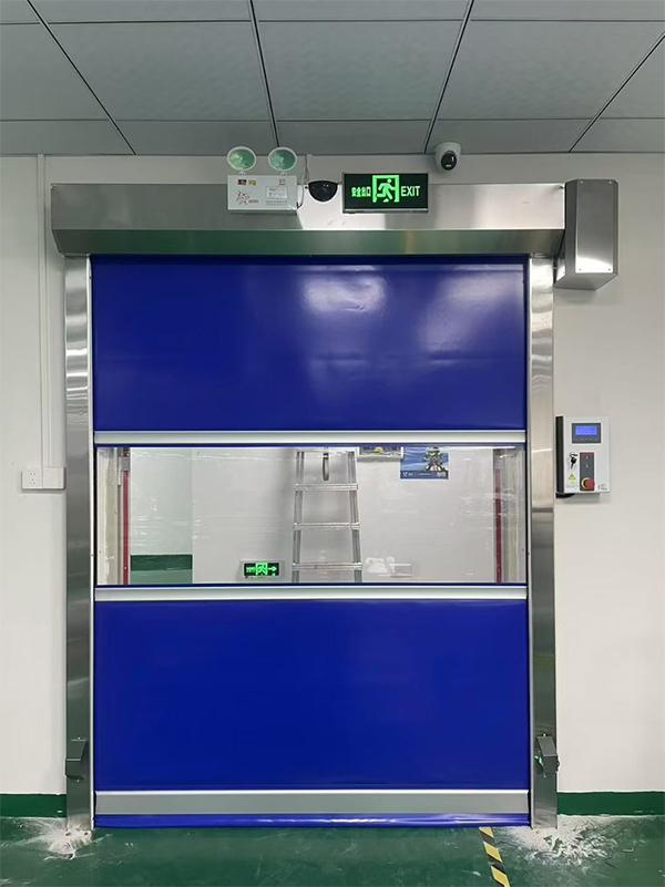 尖扎快速尖扎卷帘门在冷链物流仓储区的应用实践